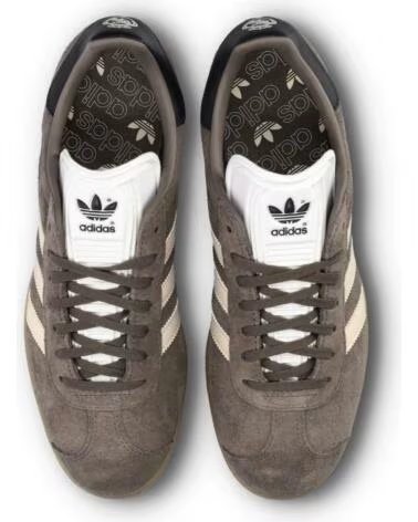 ADIDAS ZAPATILLAS GAZELLE X REAL MADRID IH2631 CHARCOAL PUTTY MAUVE GUM BROWN