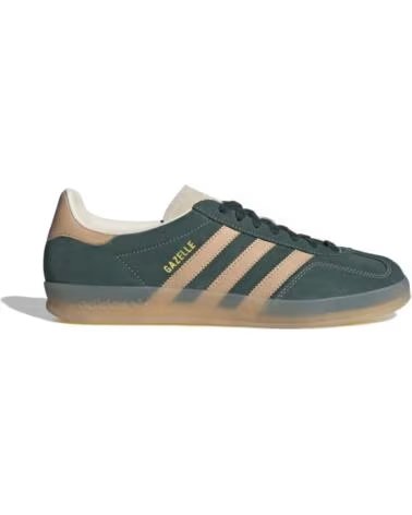 ADIDAS ZAPATILLAS GAZELLE INDOOR JH5402 SHADOW GREEN WARM SANDSTONE WONDER WHITE SAGE