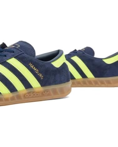 ADIDAS HAMBURG JS0678 ZAPATILLAS CASUAL NIGHT INDIGO SOLAR YELLOW GOLD METALLIC NAVY
