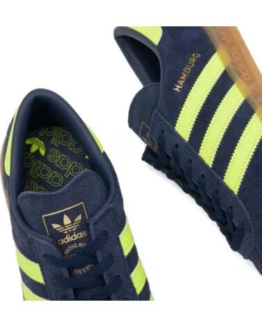 ADIDAS HAMBURG JS0678 ZAPATILLAS CASUAL NIGHT INDIGO SOLAR YELLOW GOLD METALLIC NAVY