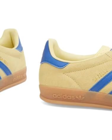 ADIDAS GAZELLE INDOOR JH5406 ZAPATILLAS POWDER YELLOW ROYAL BLUE CLOUD WHITE 44