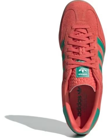 ADIDAS GAZELLE INDOOR JH5407 PRELOVED SCARLET COURT GREEN CLOUD WHITE 46 RED