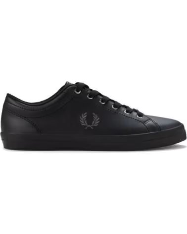 ZAPATILLAS FRED PERRY BASELINE LEATHER B1306 NEGRO BLACK