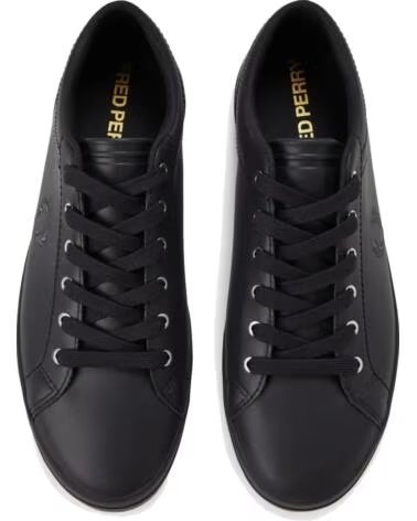 ZAPATILLAS FRED PERRY BASELINE LEATHER B1306 NEGRO BLACK