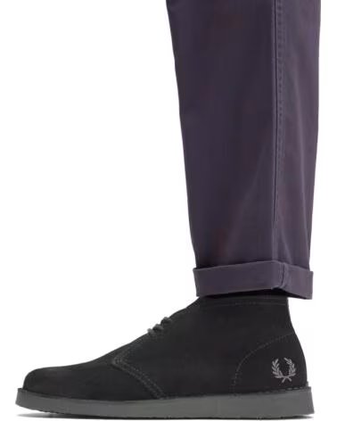 BOTAS FRED PERRY HAWLEY SUEDE B9352 BLACK
