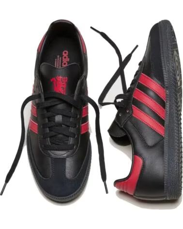 ADIDAS SAMBA LICENSED JQ4036 MANCHESTER UNITED CORE BLACK MUFC RED 46 2-3