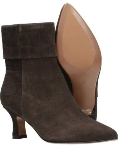 REGARDE LE CIEL INDIANA SETA HADLEY-01 BOTINES DE PIEL MARRóN