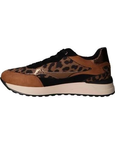 EXE SNEAKERS 161-62EX13 TEXTILE ANIMAL PRINT TEXTIL CAMEL BLACK