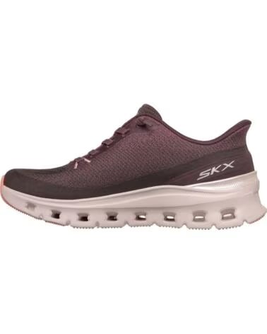 SKECHERS ARCH FIT GLIDE-STEP PRO SNEAKERS BROWN LILAC LILA