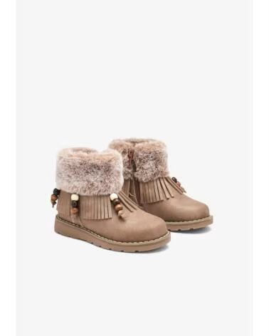 GIRLS MILITARY BOOTS CONGUITOS COSH113045 BROWN MARRON