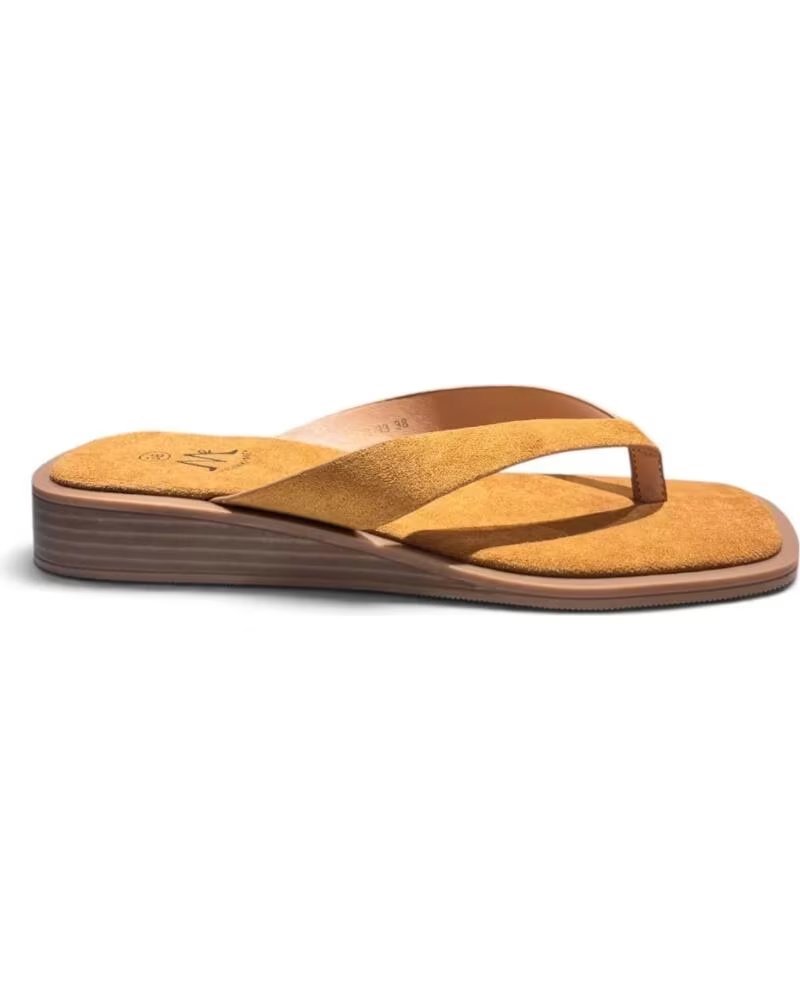 TIMBOS SANDALIA ESCLAVA PLANA CAMEL 133507 MARRóN