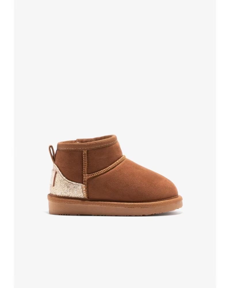 GIRLS CASUAL BOOTS CONGUITOS OSSH140132 TAN