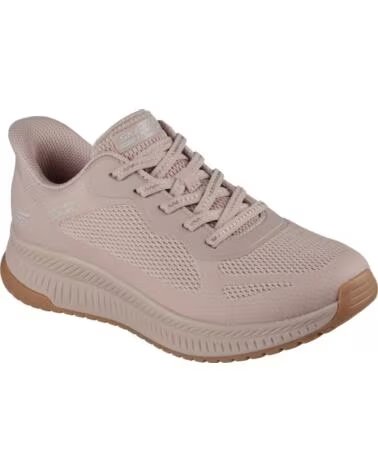 SKECHERS BOBS SQUAD 4 STAPLE LOOK BEIGE ZAPATILLAS MUJER BEIG