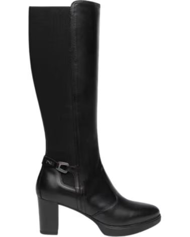 NERO GIARDINI BOTA ALTA PRESILHA SALTO 6 CM NEGRO