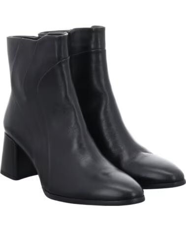 BOTINES DE PIEL REGARDE LE CIEL DELICESHORT HAIR FUR MILLIE-15 NEGRO