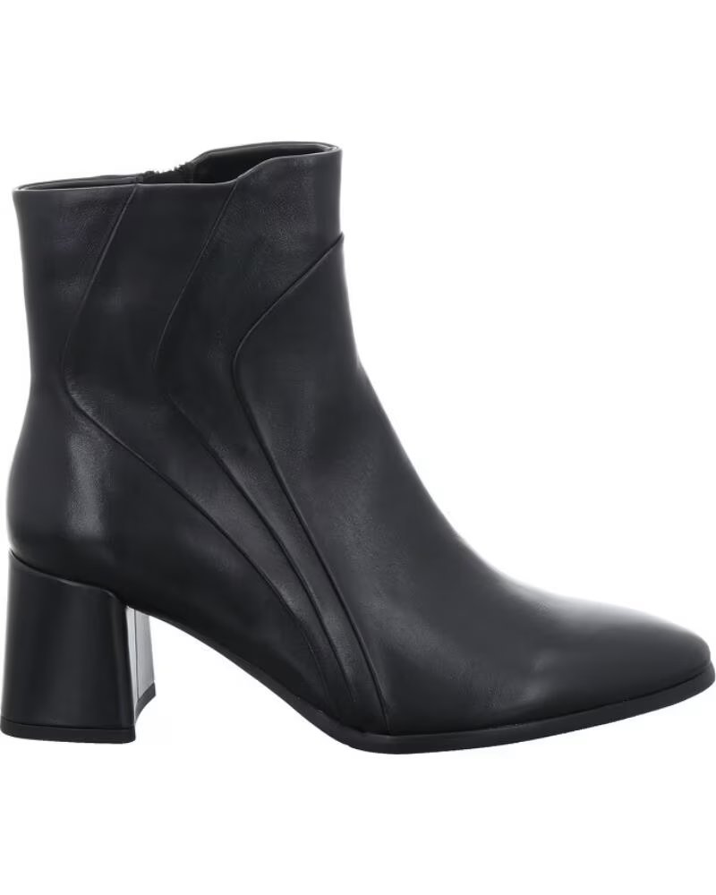 BOTINES DE PIEL REGARDE LE CIEL DELICESHORT HAIR FUR MILLIE-15 NEGRO