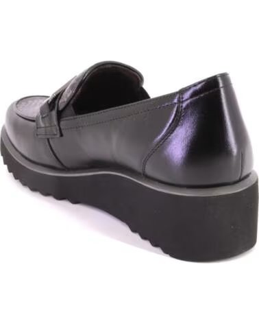 TREINTAS 4644 MOCASINES DE MUJER NEGRO PIEL