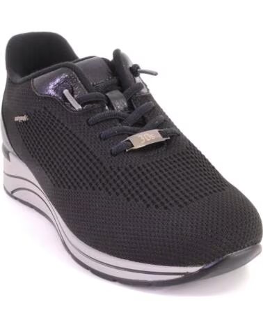 TREINTAS M4656 ZAPATILLAS CASUAL DE MUJER NEGRO