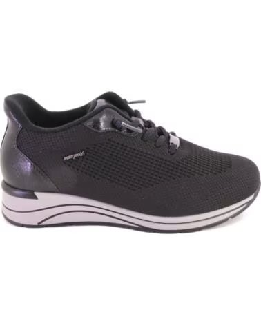 TREINTAS M4656 ZAPATILLAS CASUAL DE MUJER NEGRO
