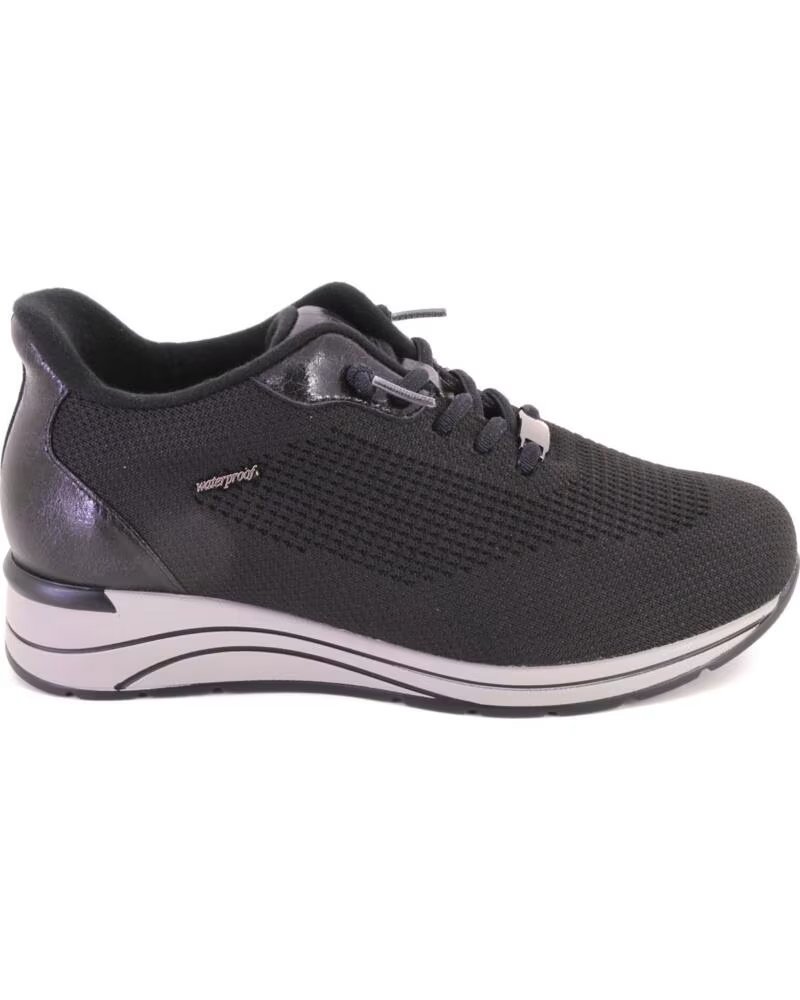 TREINTAS M4656 ZAPATILLAS CASUAL DE MUJER NEGRO