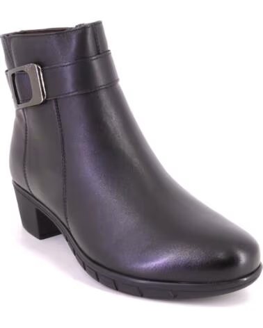 TREINTAS 4630 BOTINES DE MUJER NEGRO PIEL