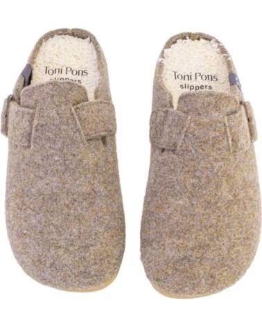 TONI PONS ZAPATILLAS DE CASA NORTON-FP PARA HOMBRE TAUPE