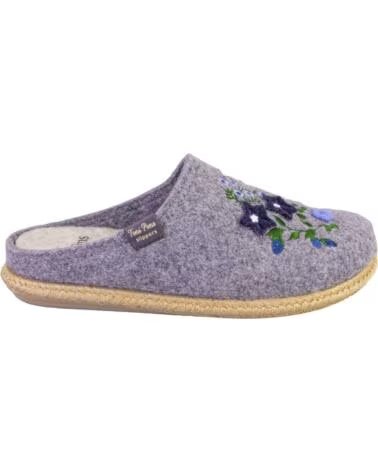 TONI PONS DELI-EF PANTUFAS DE MULHER CINZENTO GRIS