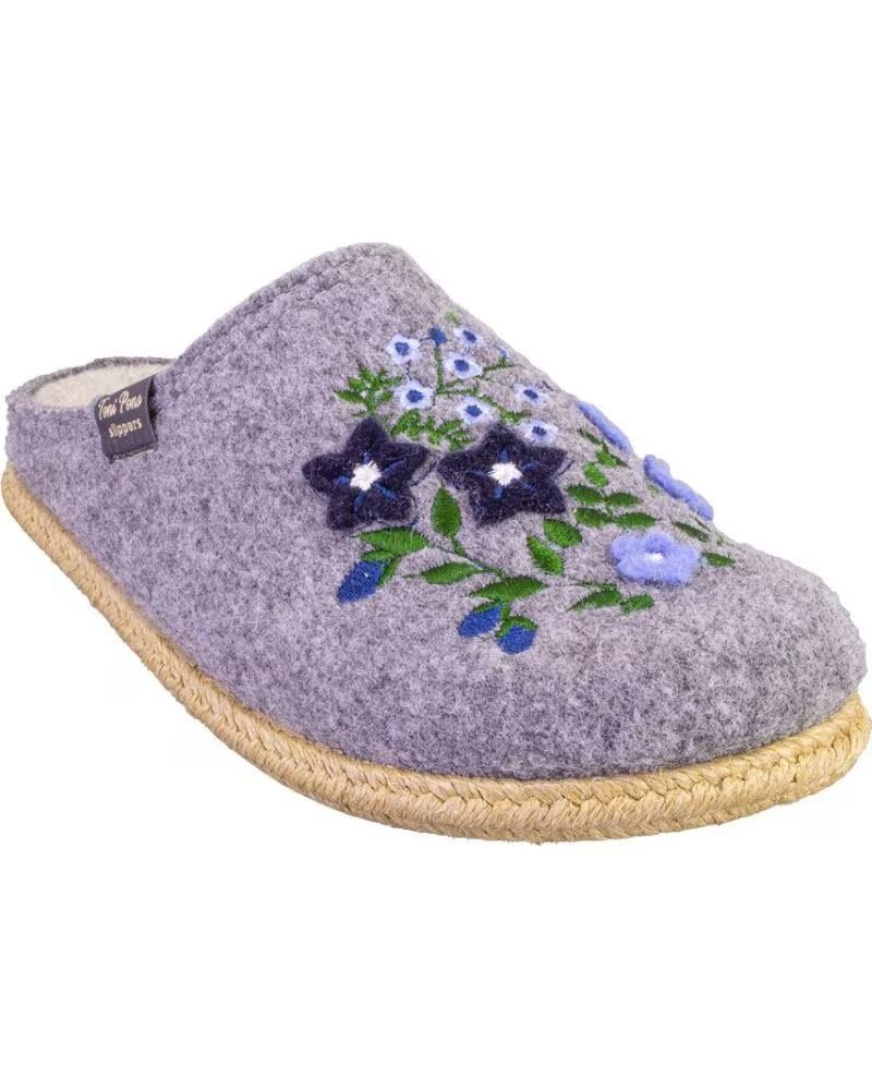TONI PONS DELI-EF PANTUFAS DE MULHER CINZENTO GRIS