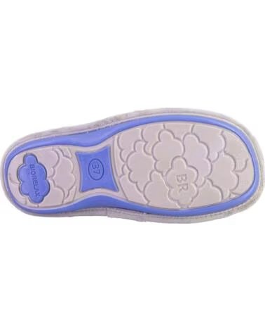 COSDAM 4525-26 Zapatillas de casa de mujer azul AZUL