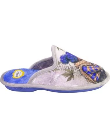 COSDAM 4525-26 Zapatillas de casa de mujer azul AZUL