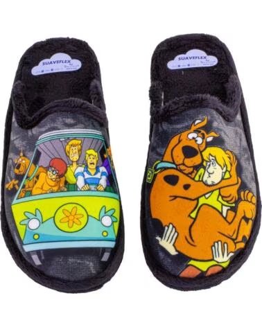 SUAVEFLEX 200-298 ZAPATILLAS DE CASA DE HOMBRE NEGRO