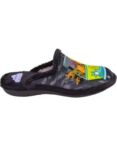 SUAVEFLEX 200-298 ZAPATILLAS DE CASA DE HOMBRE NEGRO