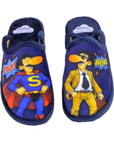 SUAVEFLEX 200-427 ZAPATILLAS DE CASA PARA HOMBRE AZUL MARINO