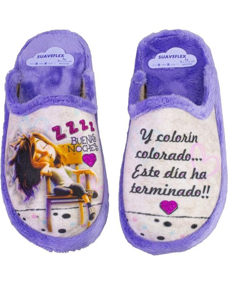 SUAVEFLEX 200-387 HAUSSCHUHE FÜR DAMEN AZUL CELESTE