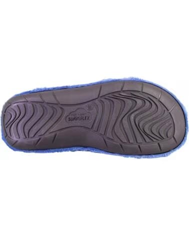SUAVEFLEX 200-388 ZAPATILLAS DE CASA DE MUJER AZUL
