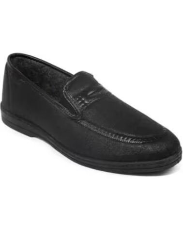 POSTIGO Zapatillas de casa cerradas para hombre negras modelo 905 NEGRO
