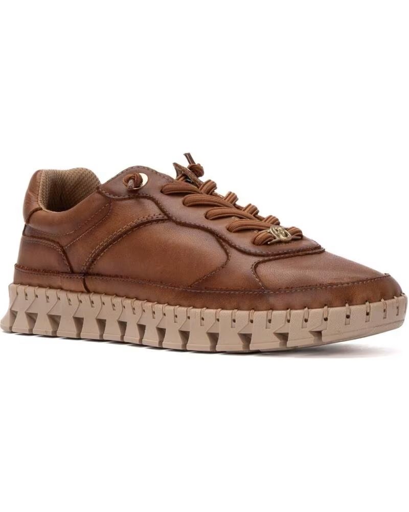 CARMELA 164218 ZAPATILLAS DE PIEL CAMEL