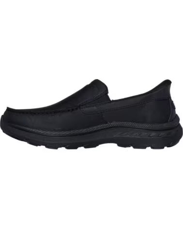 SKECHERS POLLARD - OSGOOD PIEL NEGRA NEGRO