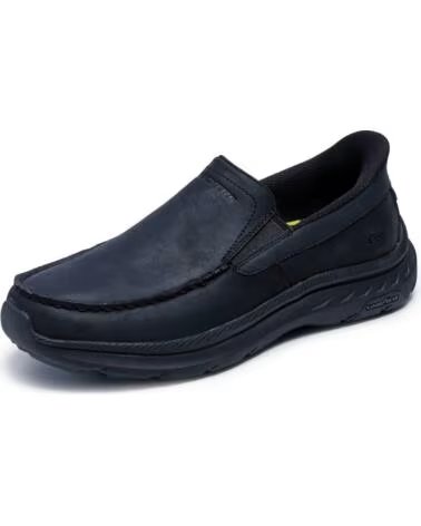 SKECHERS POLLARD - OSGOOD PIEL NEGRA NEGRO