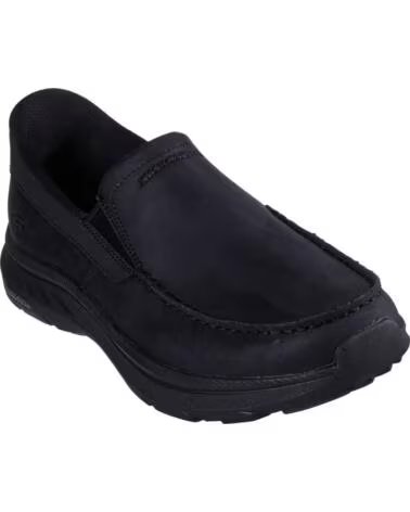 SKECHERS POLLARD - OSGOOD PIEL NEGRA NEGRO