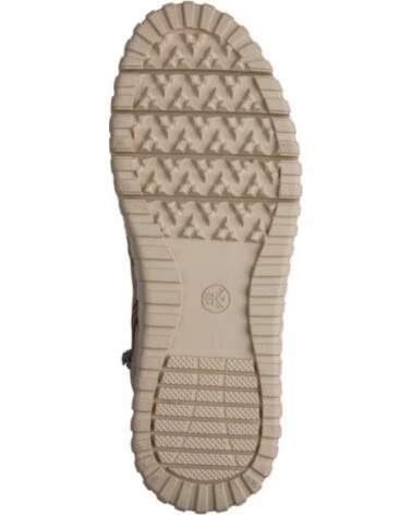 JANA 25463 BOTTINES VÉGÉTALIENNES TAUPE AVEC FERMETURE ÉCLAIR