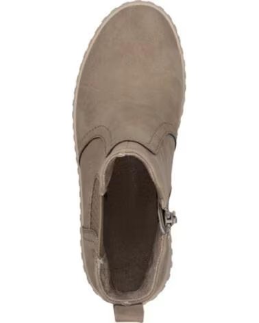 JANA 25463 BOTTINES VÉGÉTALIENNES TAUPE AVEC FERMETURE ÉCLAIR