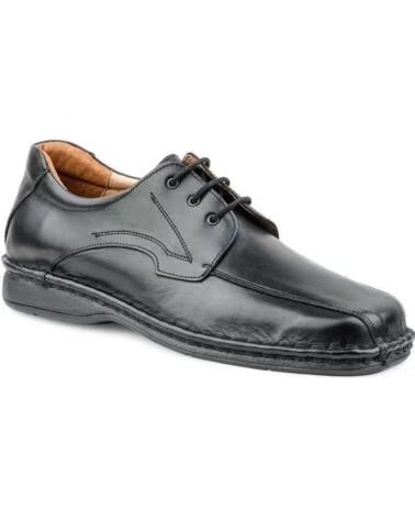 CACTUS ZAPATOS DE PIEL CON CORDONES MODELO 60121 XXL NEGRO