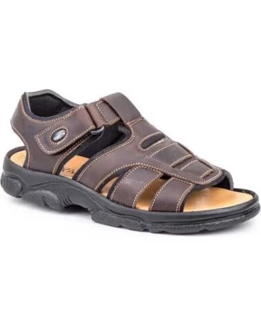 MORXIVA SANDALIAS BIO DE PIEL PARA HOMBRE MODELO 7013 XXL MARRÓN