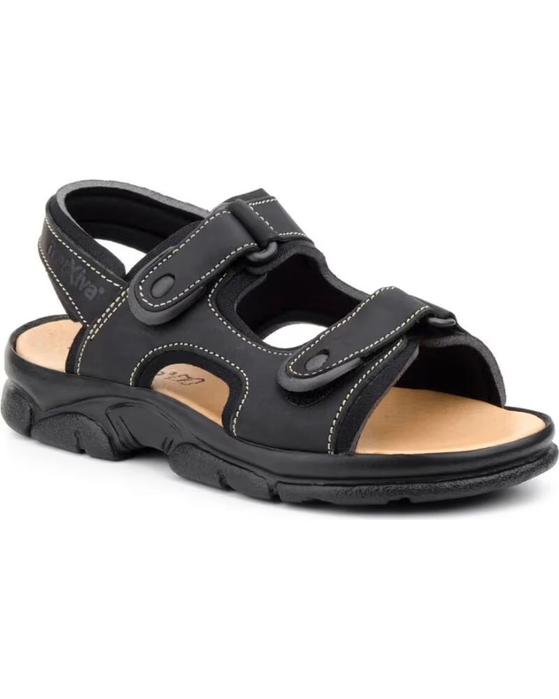 MORXIVA SANDALIAS CALIFORNIANAS BIO DE PIEL MODELO 7001 NEGRO