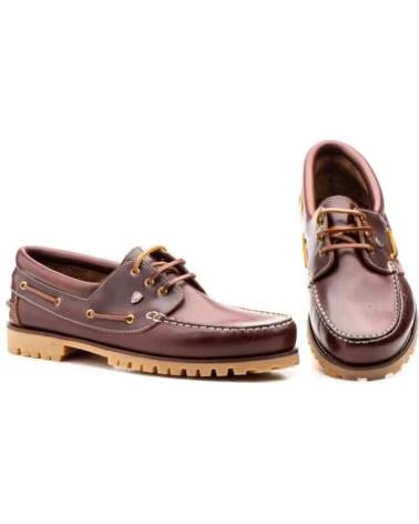 IBERICO SHOES ZAPATOS NÁUTICOS DE PIEL PULL PARA HOMBRE E2522 MARRóN