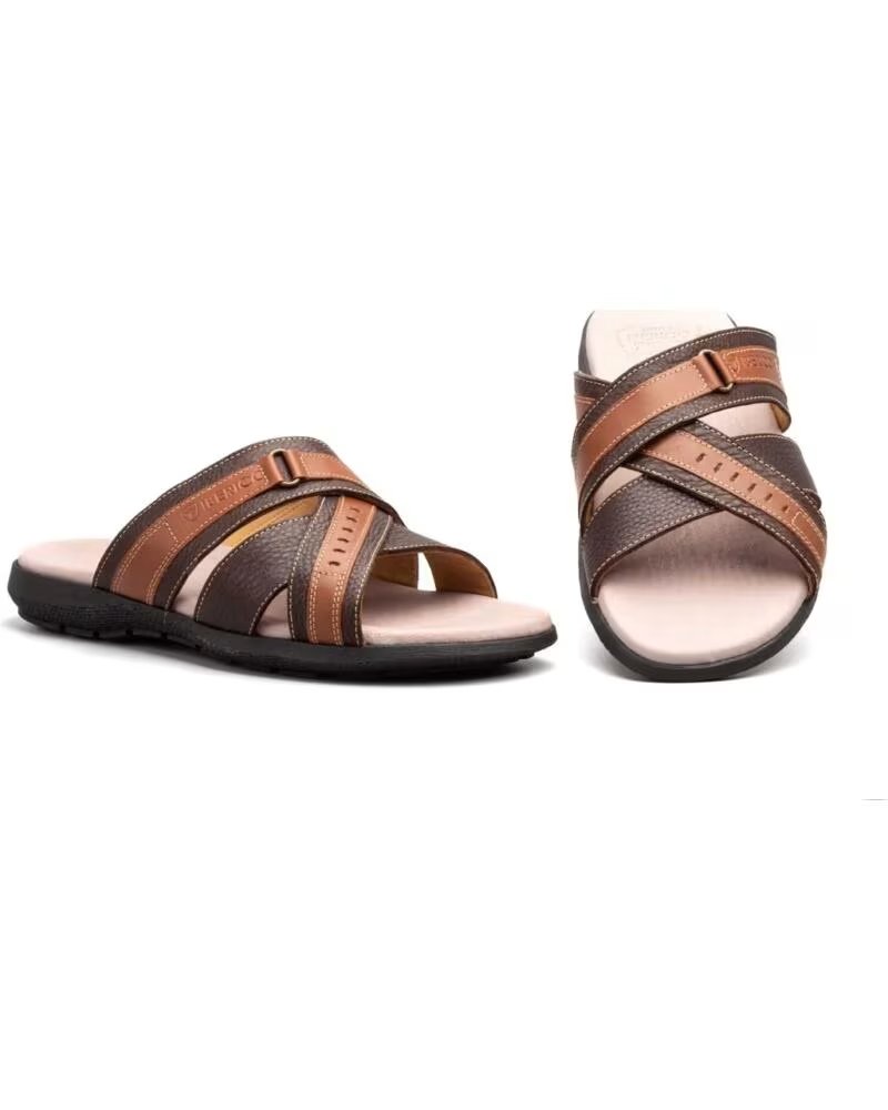IBERICO SHOES SANDALIAS DE PIEL PARA HOMBRE MODELO IB2021 MARRÓN