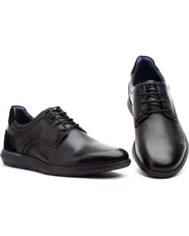 IBERICO SHOES Zapatos de vestir de piel para hombre con cordones modelo TT231103B NEGRO