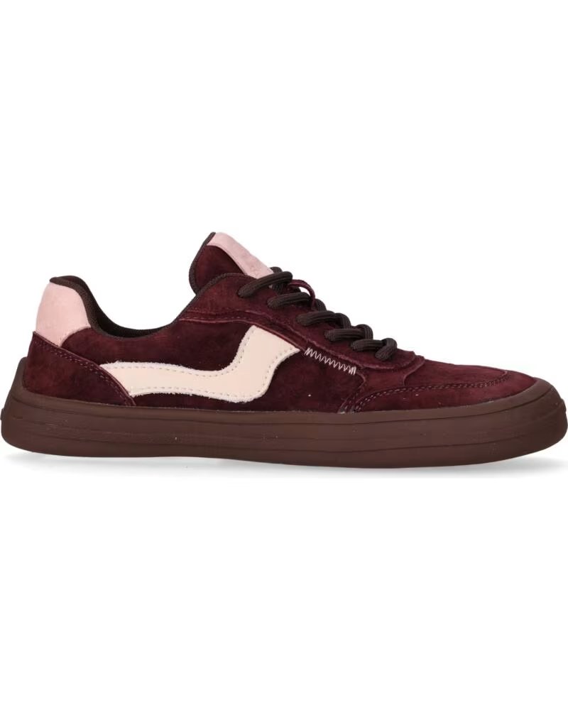 CHIKA10 BF STELLA 01S ZAPATILLAS BAREFOOT DE PIEL VINOS VINO-WINE