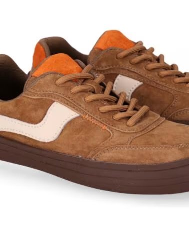 CHIKA10 BF STELLA 01S ZAPATILLAS BAREFOOT DE SERRAJE PARA MUJER CUERO-TAN